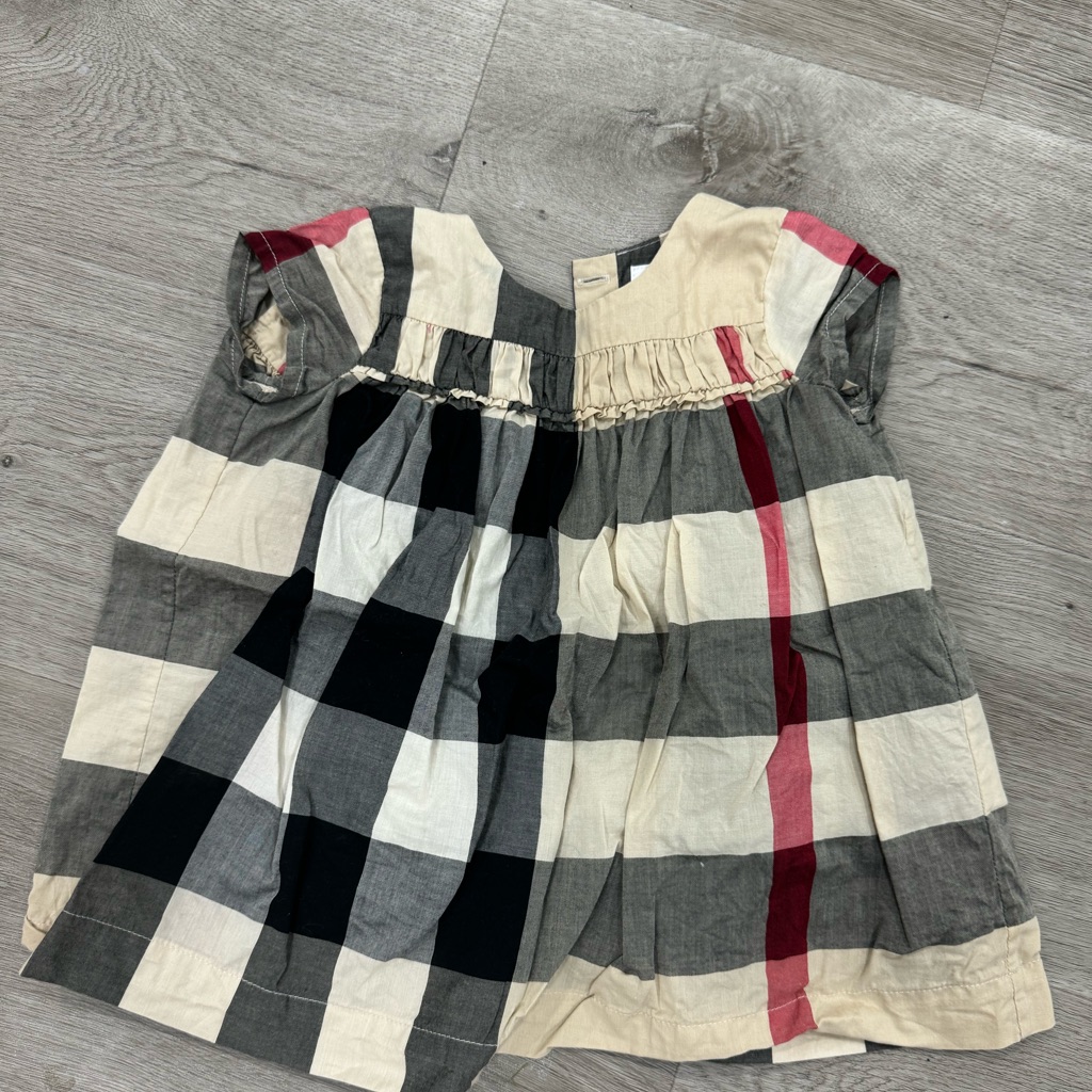 Burberry Checker Baby Girl Dress